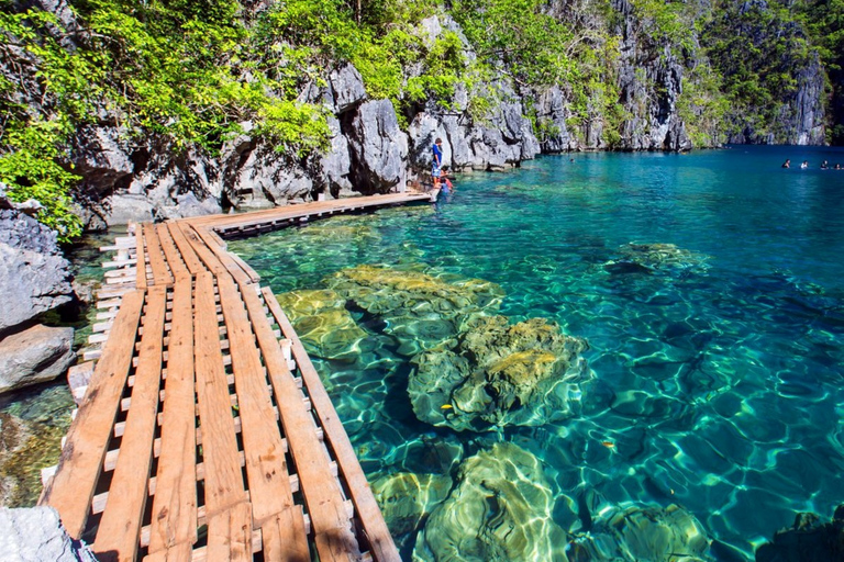 De Coron: croisière de plongée avec tuba sur l'île de Malcapuya et le récif