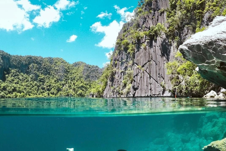 De Coron: croisière de plongée avec tuba sur l'île de Malcapuya et le récif