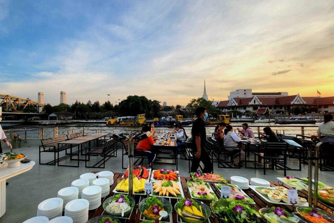 Bangkok : Cabaret Calypso et dîner-croisière avec transfert à l'hôtelCircuit avec point de rencontre