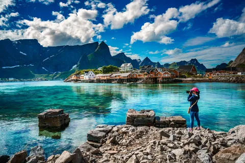 Spezielle Sommerkreuzfahrt geführte Tour auf den Lofoten