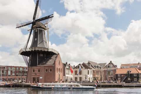 Haarlem: Dutch Windmill og sightseeing Spaarne River Cruise