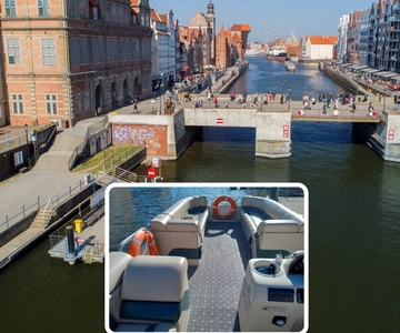 Gdańsk: Motlawa River Sightseeing Catamaran Cruise