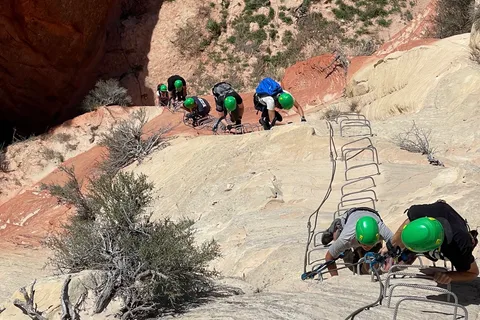 Orderville: Via Ferrata Climb and Rappeling Tour