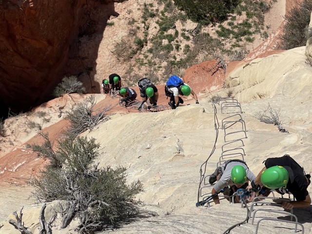 Visit Orderville Via Ferrata Climb and Rappeling Tour in Kanab