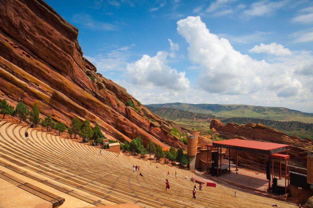 Von Denver aus: Red Rocks und Foothills Halbtagestour mit Führung