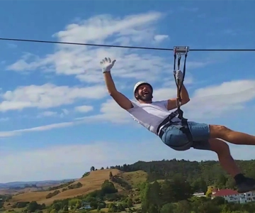 Waitomo Caves 1-Kilometer-Long Zipline Tour