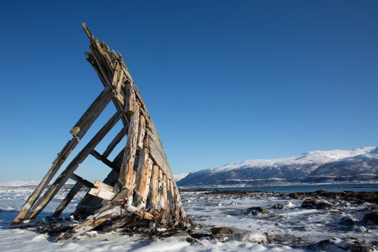 Tromso: Wyprawa z przewodnikiem po fiordach i wyspa Kvaløya z lunchem
