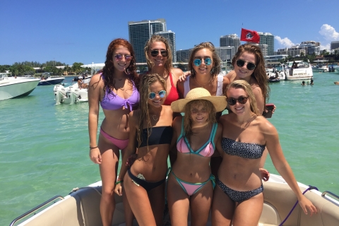 Miami: Private Bootsparty in der Haulover SandbarMiami: Private Party Speedboat Cruise zur Haulover Sandbar