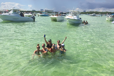 Miami: Private Boat Party at Haulover Sandbar Miami: Private Party Speedboat Cruise to Haulover Sandbar