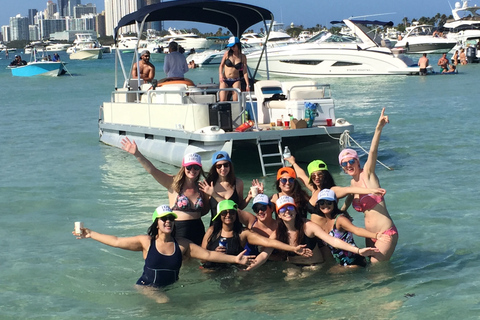 Miami: Private Bootsparty in der Haulover SandbarMiami: Private Party Speedboat Cruise zur Haulover Sandbar