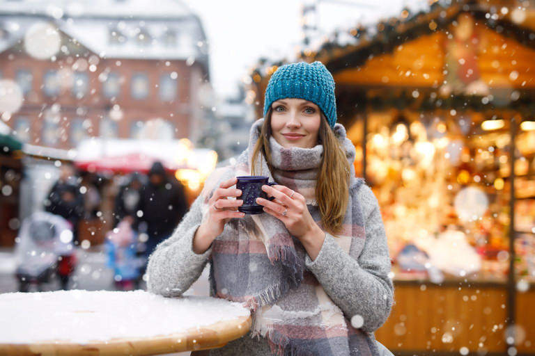 L&#039;atmosphère magique de Noël à Francfort - visite pied