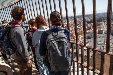 Cité du Vatican : visite de la basilique, du dôme et des tombeaux papaux