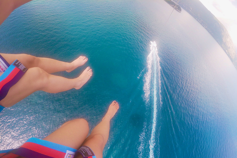 Dassia: Parasailing Adventure in Corfu Dassia: Boat Ride and Parasailing Adventure in Corfu