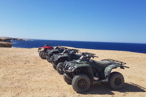 Hurghada: quad-tocht langs zee en bergen bij zonsondergang