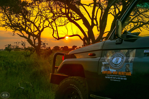 Från St Lucia: iSimangaliso Sunset Safari