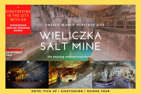 Wieliczka-zoutmijn: rondleiding vanuit Krakau met ophaalservice