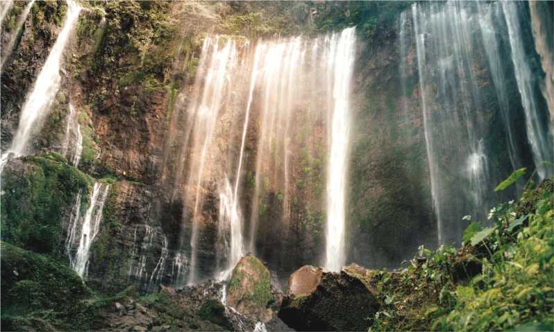 From Malang or Surabaya: Private Tumpak Sewu Waterfall Tour
