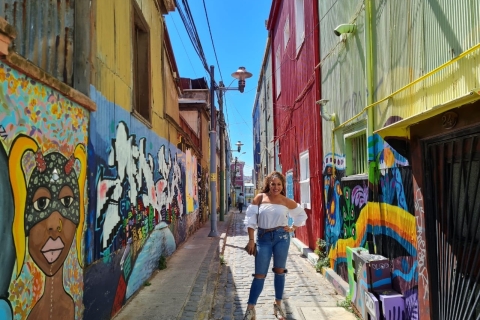 Santiago: Tour à Valparaiso et CasablancaCroisière portuaire de San Antonio: visite de Valparaiso et de Casablanca