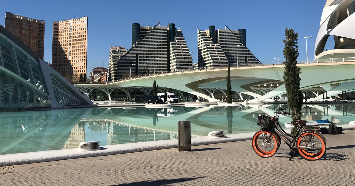 Valencia Große Stadtführung mit dem Fahrrad, EBike oder EStep