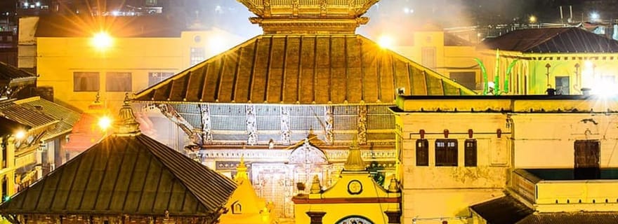 Pashupatinath sacré : Aarati, rites de crémation et stupa de Boudha