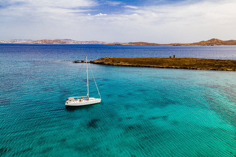 Mykonos: Crociera privata a Delos e Rhenia di 6 ore con pranzoMykonos: Visita privata di Delos e Rhenia con pranzo e trasferimento