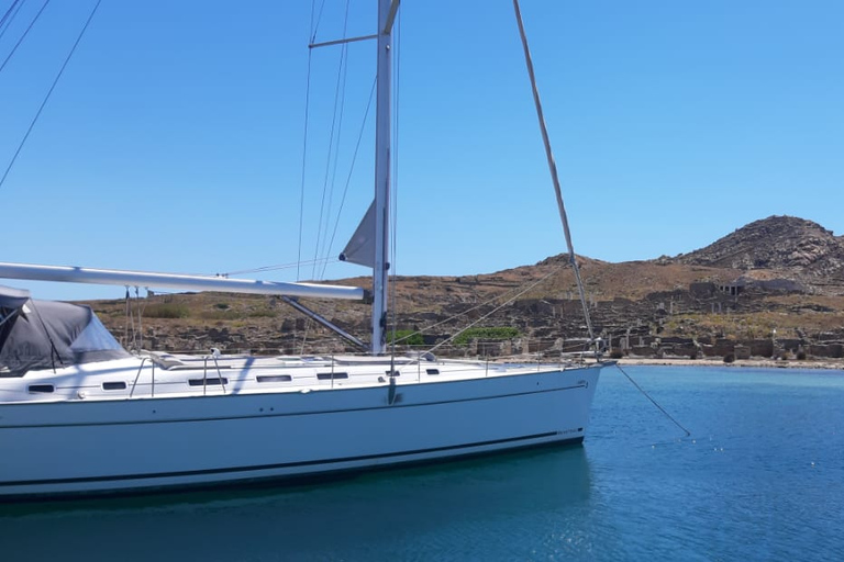 Mykonos: Delos & Rhenia Boat Cruise with Lunch & Transfer Hotel Pickup and Drop-off