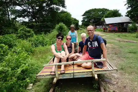 De Siem Reap: viagem de um dia a Battambang, trem de bambu, Bats Cave