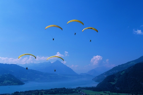 Zurich: Day trip to Interlaken incl. tandem paragliding Interlaken and paraglide day trip