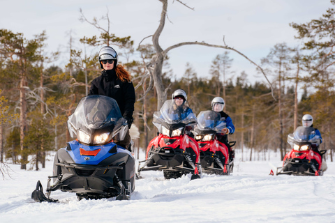 Rovaniemi: Snowmobile Safari into the WildernessRovaniemi: Schneemobilsafari in die Wildnis