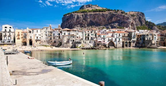 Palermo oder Mondello: Cefalù & Castelbuono Private Tagestour