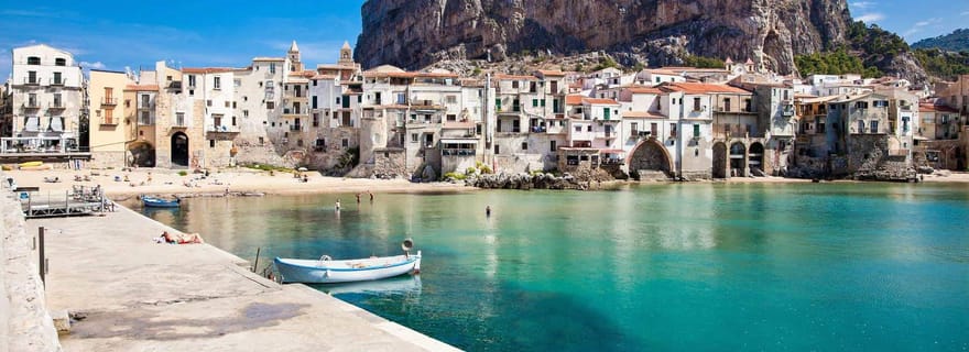 Palerme ou Mondello : Visite privée d'une journée à Cefalù et Castelbuono