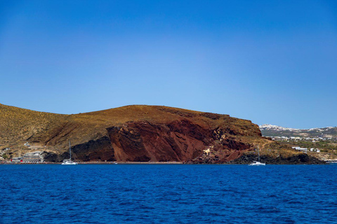 Santorini: Catamaran Cruise with Fresh Meal & Open Bar Day Cruise