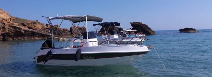 Agrigente : Tour en bateau de l'escalier des falaises turques et arrêts baignade