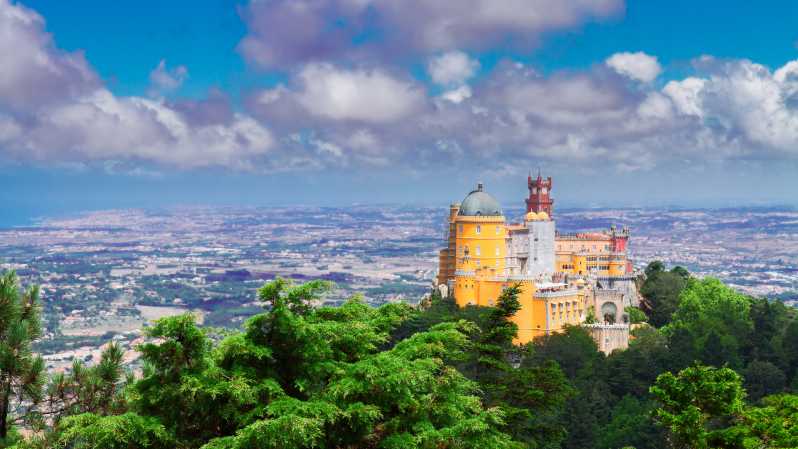 Au départ de Lisbonne : Visite du palais de Pena et excursion d'une journée guidée à Sintra