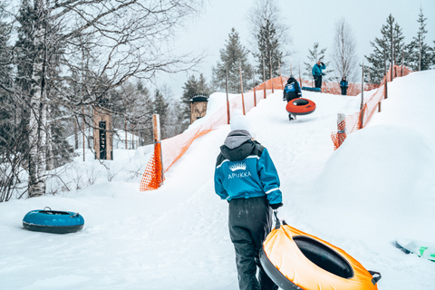 Ab Rovaniemi: Ganztägige Schnee- und Spaßaktivitäten