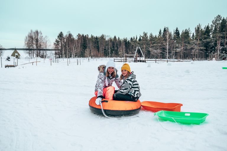 Vanuit Rovaniemi: Hele dag sneeuw en leuke activiteiten