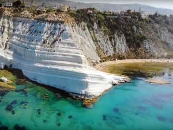 San Leone: Tour privato in barca della Scala dei Turchi con aperitivo