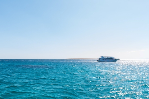Sharm : White Island et Ras Mohamed avec transferts privésTour en bateau d'initiation à la plongée avec visites privées, déjeuner et boissons