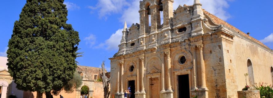 Crete: Rethymno Guided Bike Tour & Monastery of Arkadi
