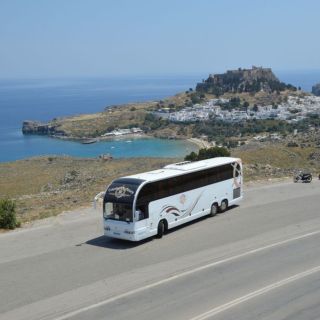 Rhodes Town: Bus Transfer to Lindos & Free Time to Explore