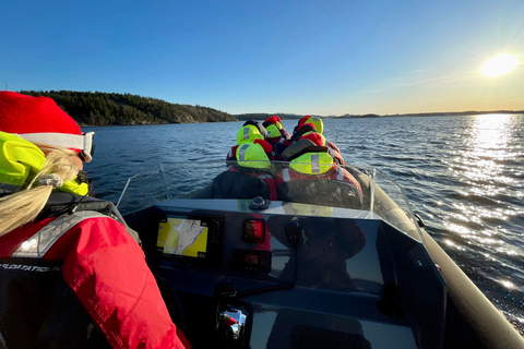 Estocolmo: Passeio de barco RIB de 2 horas pelo arquipélago