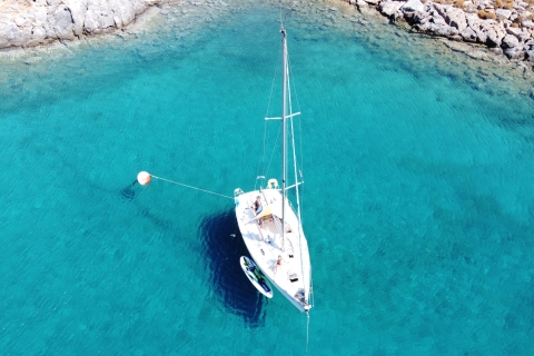 From Crete : Private Morning - Sailing Trip to Dia Island From Crete: Private Sailing Boat Trip to Dia Island