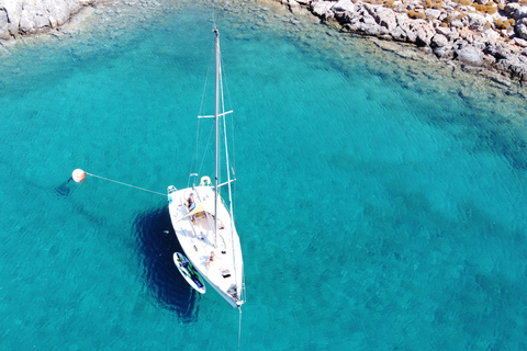 From Crete : Private Morning - Sailing Trip to Dia Island From Crete: Private Sailing Boat Trip to Dia Island