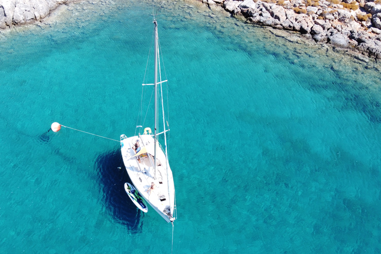 From Crete : Private Morning - Sailing Trip to Dia Island From Crete: Private Sailing Boat Trip to Dia Island