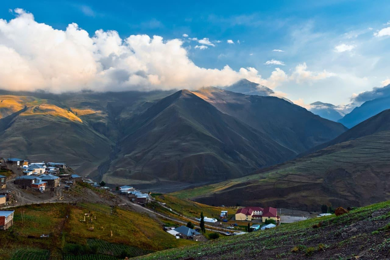 Guba-Khinalig Group Tour with handmade lunch options Baku: Candy Cane, Guba, Khinaliq village with Homemade Lunch