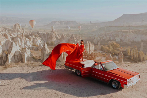 Nevsehir: Classic Car Tour of Cappadocia with Photo ShootStandard Option