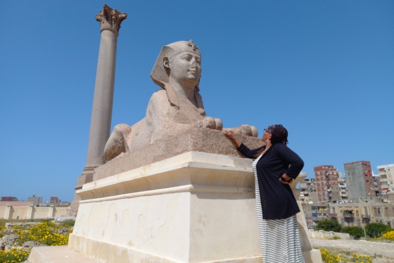 Du Caire ou de Gizeh : excursion d'une journée à Alexandrie avec billetsVisite sans déjeuner