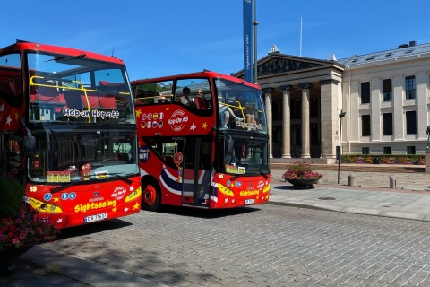 Oslo: 24 or 48-Hour Hop-On Hop-Off Sightseeing Bus Ticket Oslo 24-Hour Hop-On Hop-Off Bus Ticket