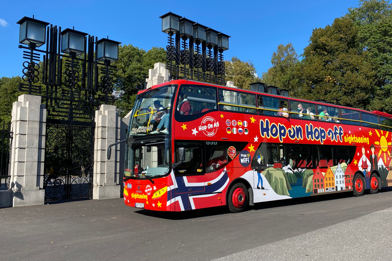 Oslo: 24- lub 48-godzinny bilet autobusowy na wycieczkę Hop-On Hop-OffOslo 24-godzinny bilet autobusowy Hop-On Hop-Off