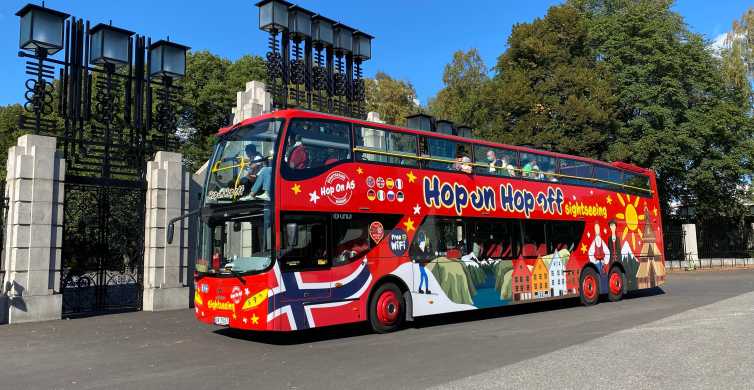 Oslo: Bilhete de ônibus turístico Hop-On Hop-Off de 24 ou 48 horas